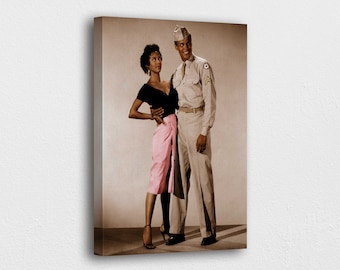 Dorothy & Harry Art Canvas-Carmen Jones Movie Musical Film Art Poster/Printed Picture Wall Art Decoration POSTER or CANVAS READY to Hang