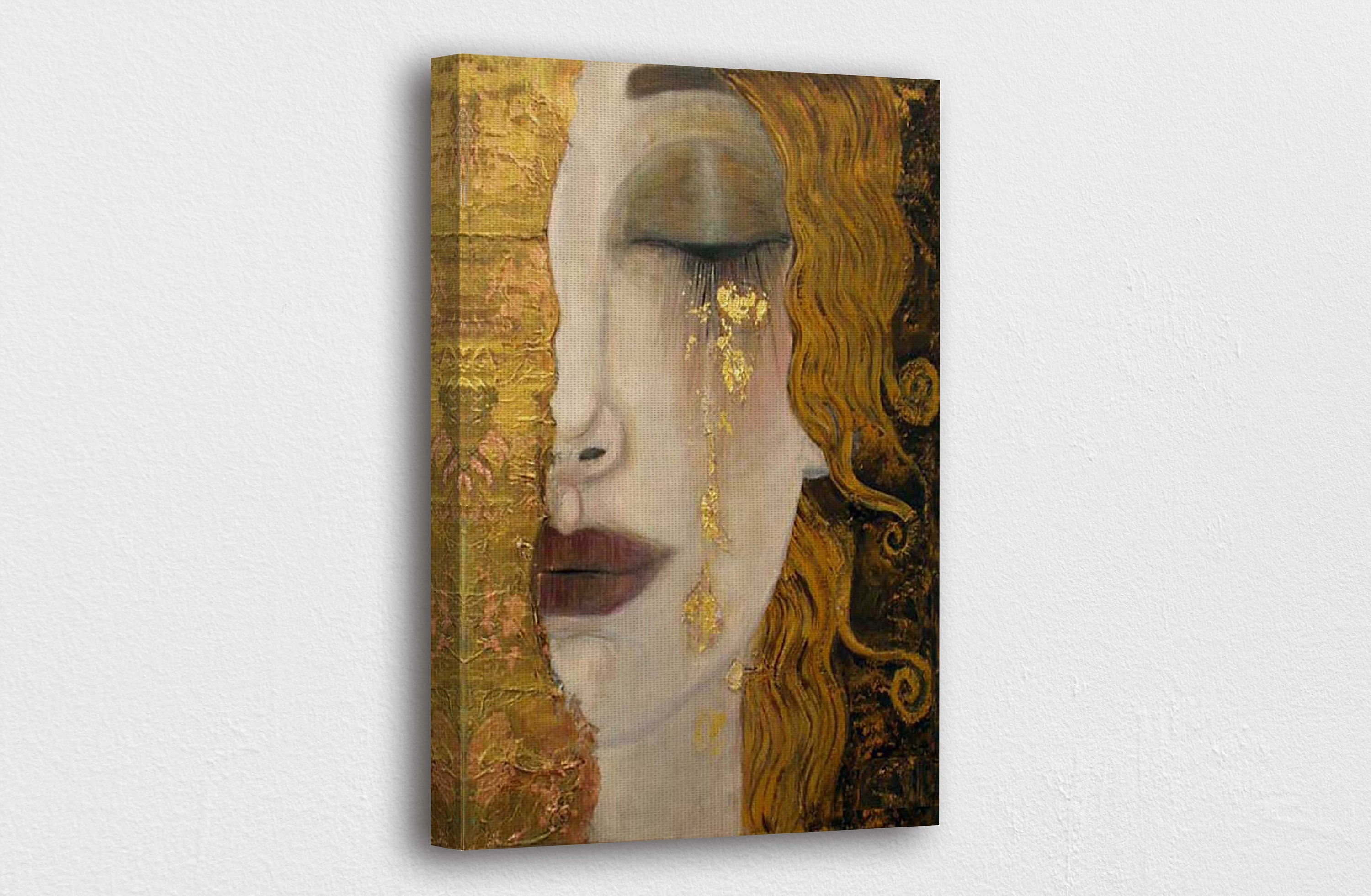 The Golden Tears Art Canvas Poster by Gustav Klimt Art Canvas - Etsy UK
