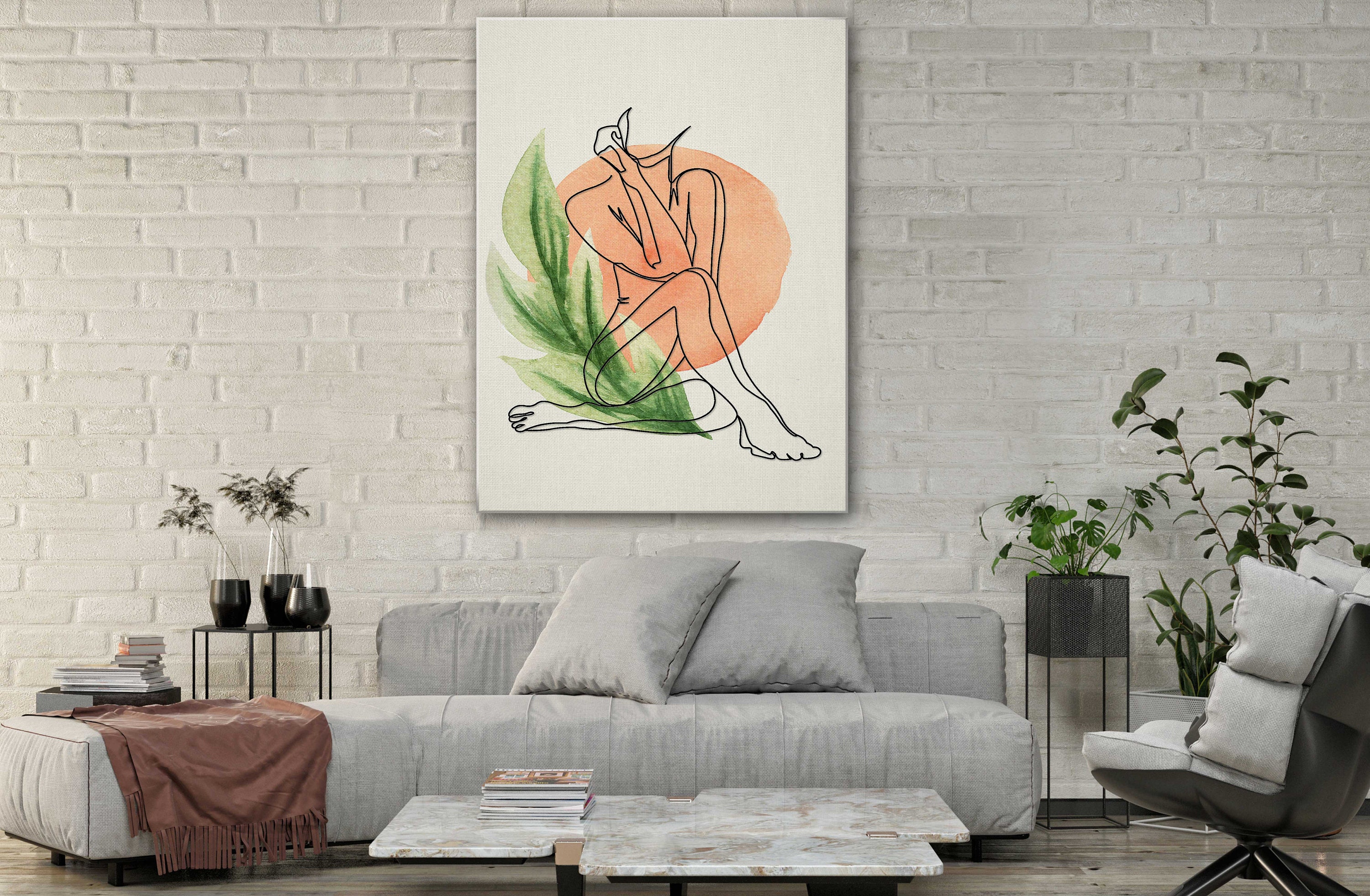 Badezimmer Kunst Leinwand Lady Entspannende Badezimmer Kunst | Etsy