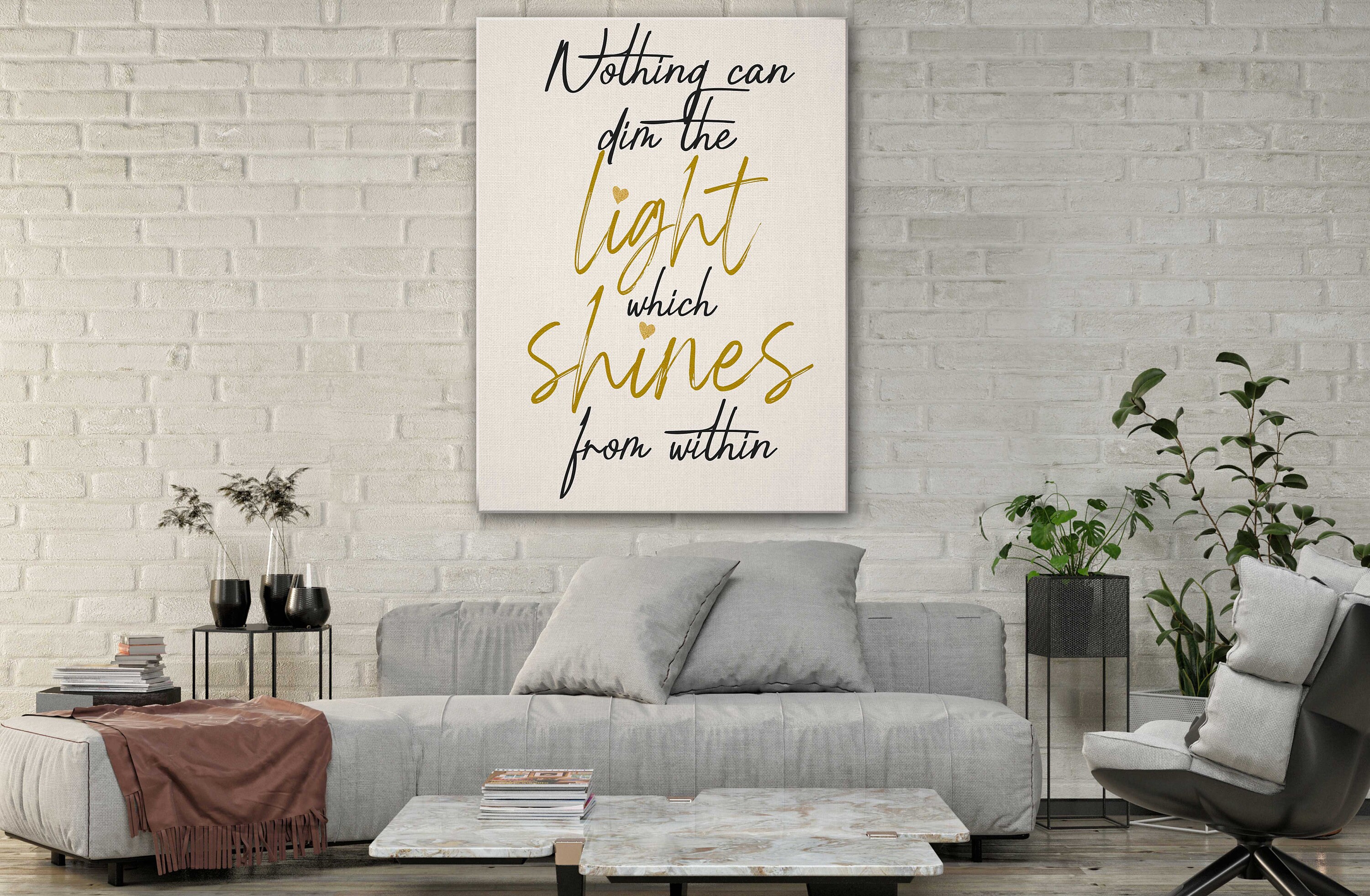 Motivational Art Canvas Women Inspirational Quotes Art Etsy