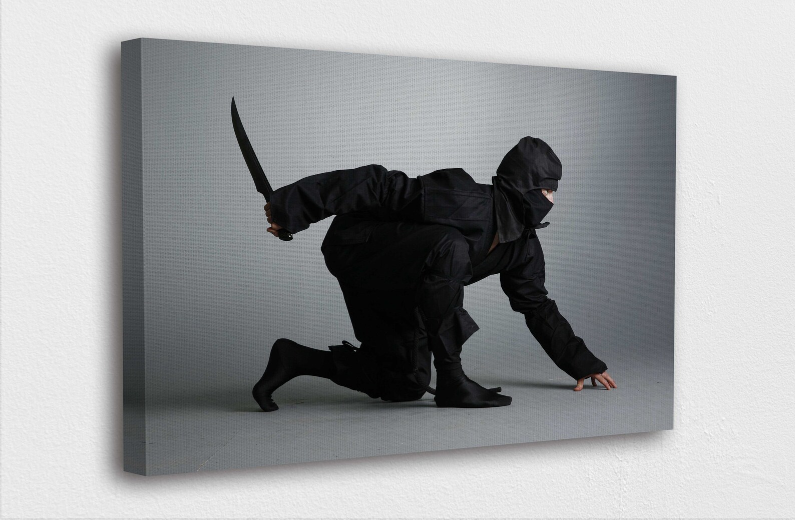 Game Room Wall Art Canvas Ninja Art Canvas Poster/Gift/Printed Etsy