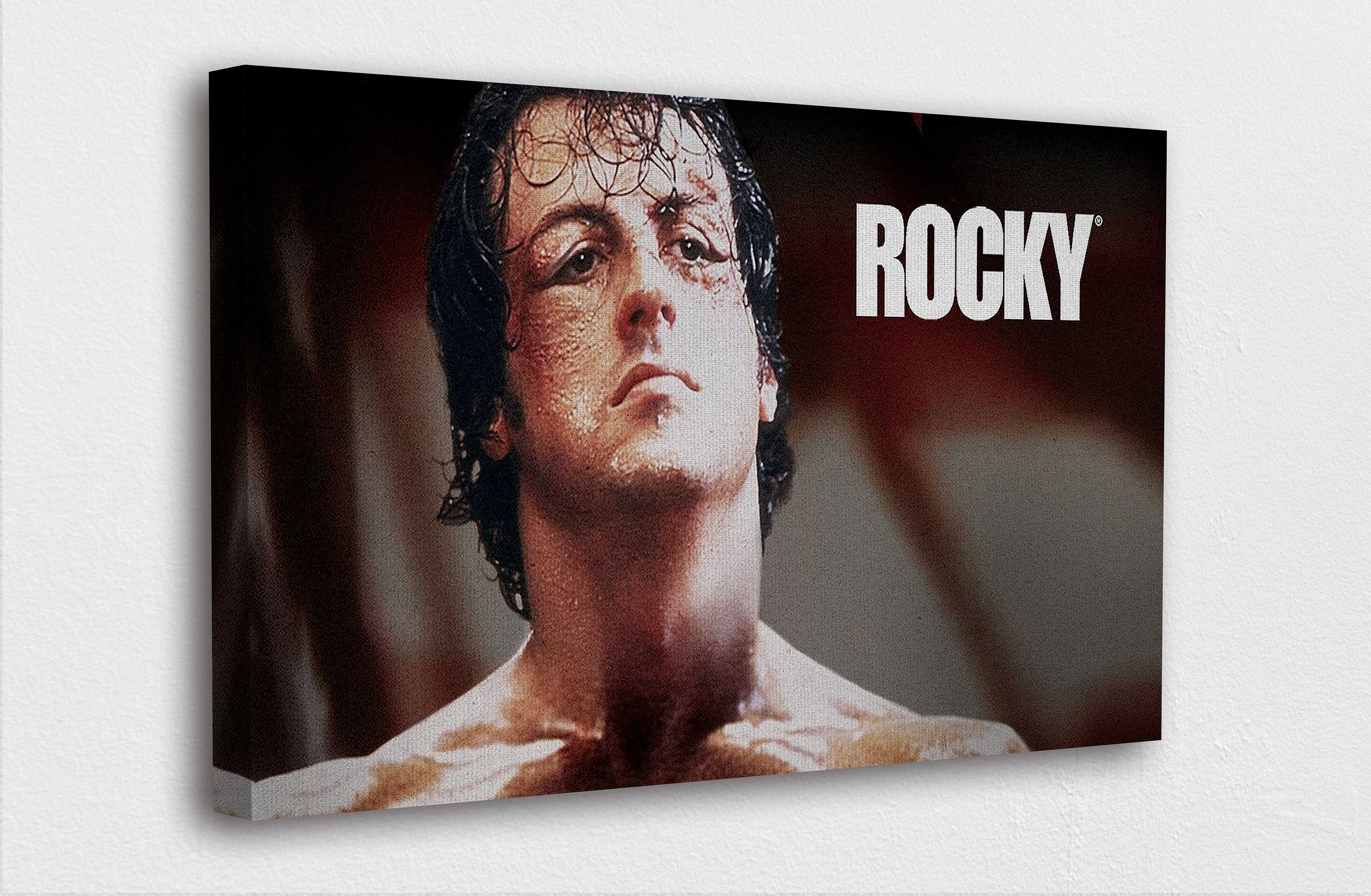Rocky Balboa Art CanvasRocky 1976 Classic Movie Art Etsy
