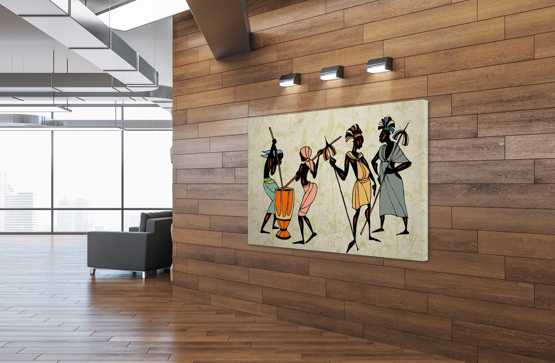 African Art Canvasafrican Cultures Art Poster/oil Painting Etsy UK