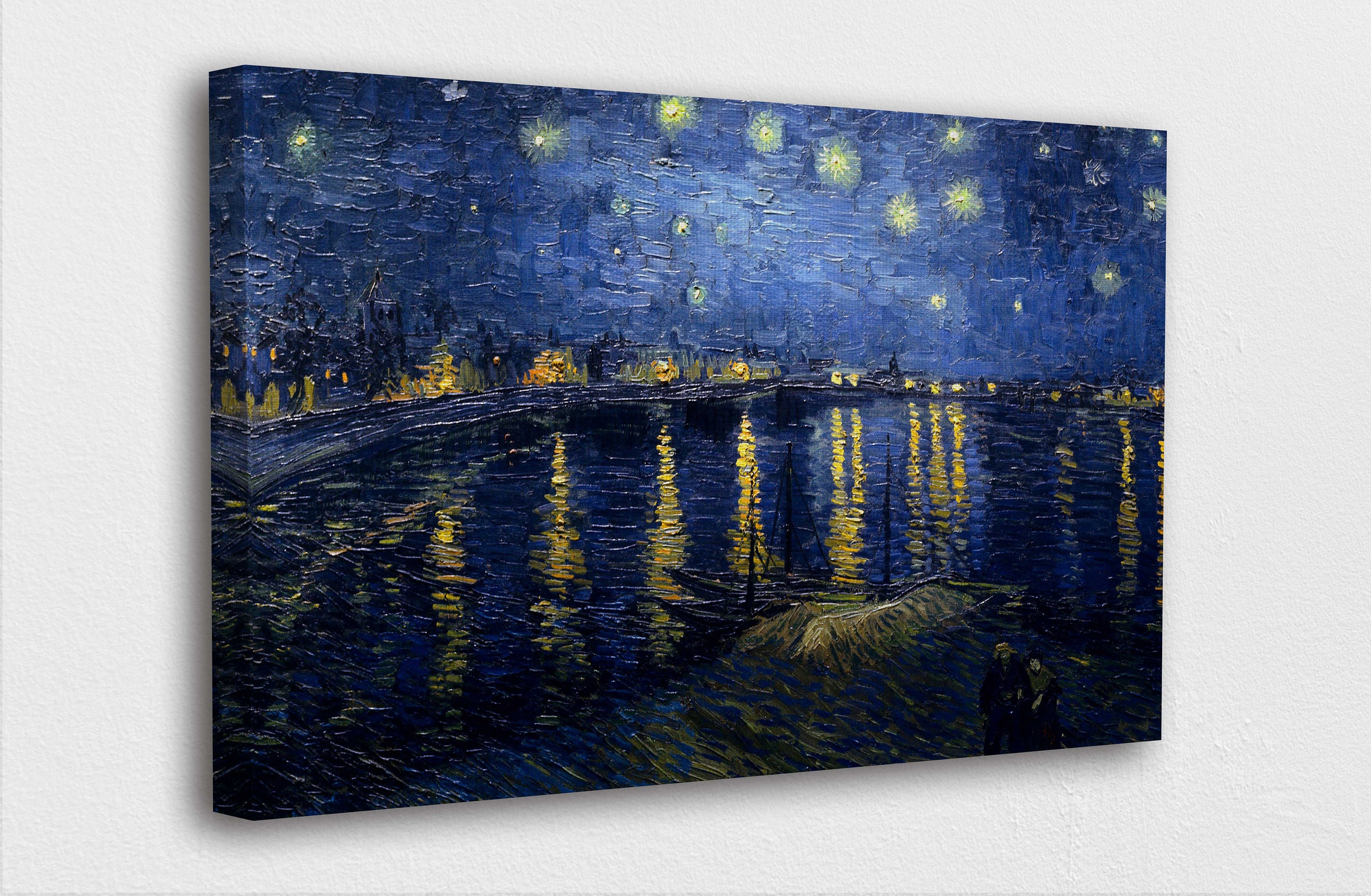 Discover Vincent Van Gogh Art Canvas - Starry Night Over The Rhone Canvas