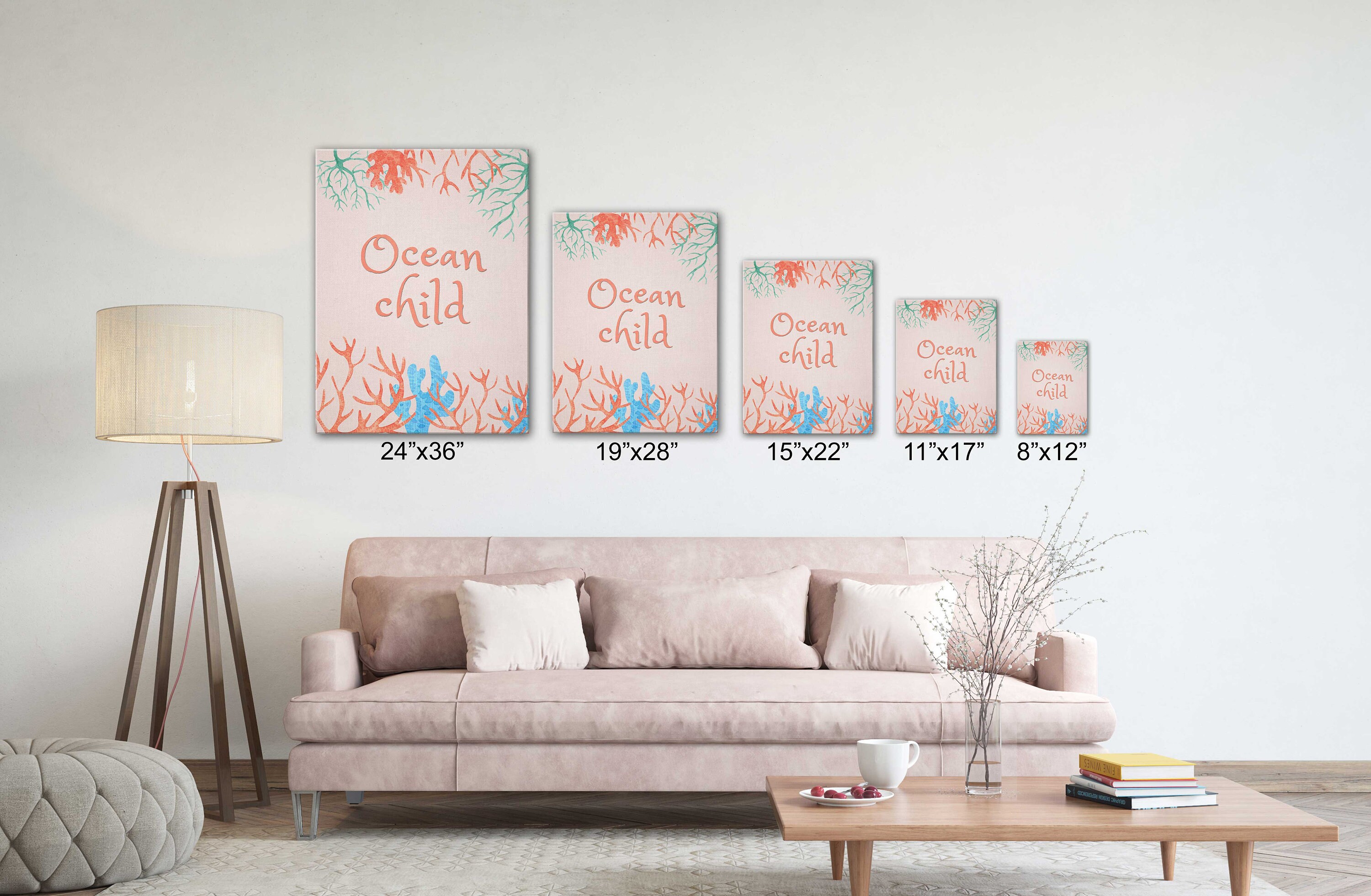 Badezimmer Kunst Leinwand Girly Badezimmer Zitat Ocean | Etsy