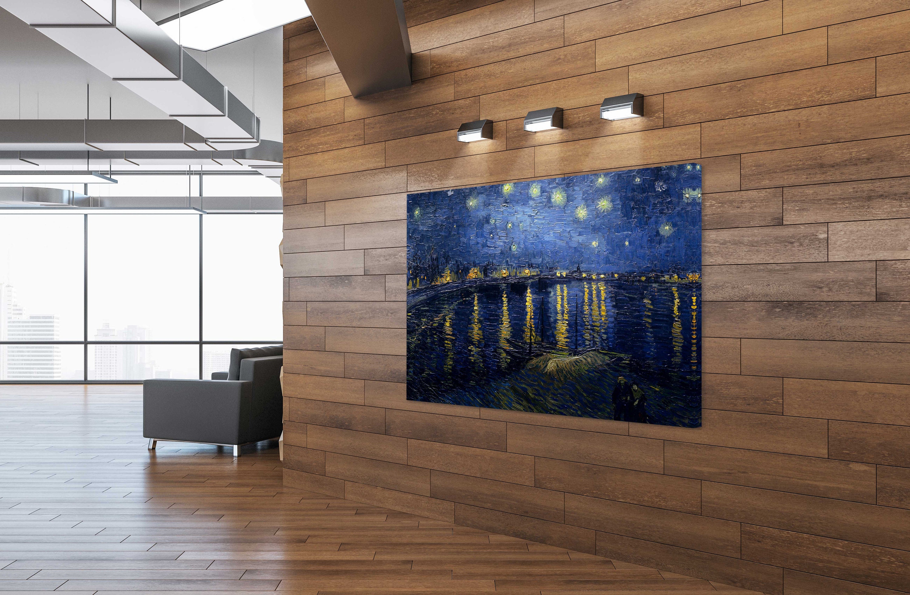 Discover Vincent Van Gogh Art Canvas - Starry Night Over The Rhone Canvas