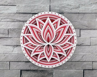 Download Lotus Mandala Svg Etsy