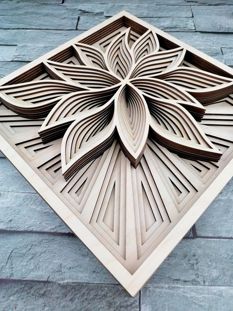 Download Multilayer Mandala Svg 3d Flower Laser Cut File Mandala Laser Cut Template Flower Mandala Svg File Layered Mandala Svg Patterns Craft Supplies Tools Locnuocxanh Vn