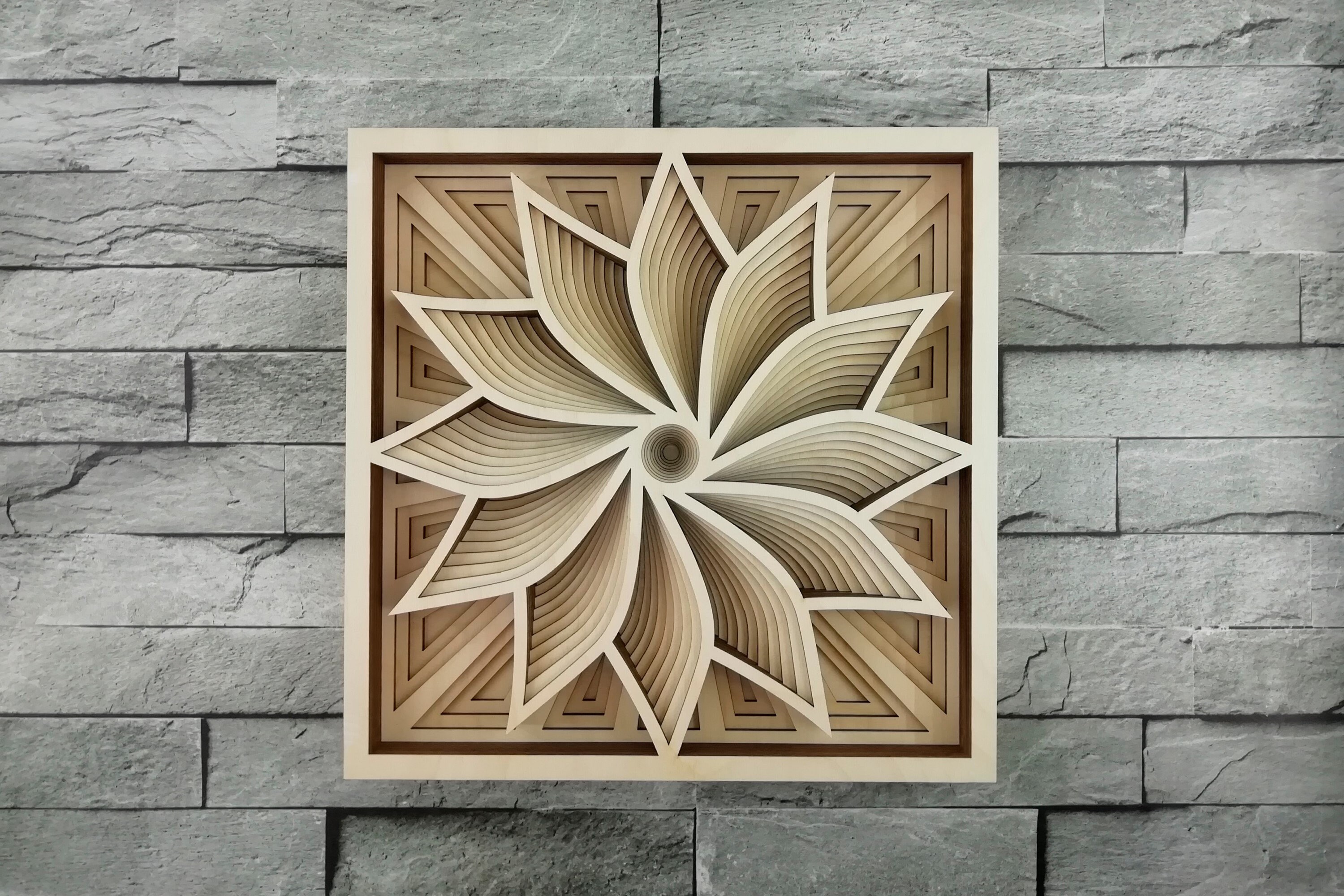 Layered Mandala Svg Laser Cut File Mandala 3d Flower vrogue.co