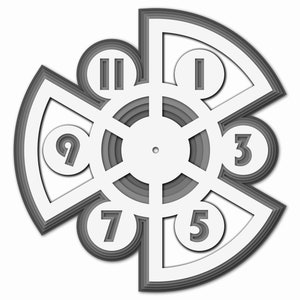 Download Layered Wall Clock Svg Laser Cut File Mandala 3d Clock Svg Etsy