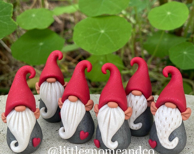 Mini Nordic Gnomes , Teeny Tiny Gnomes, Mini Gnomes With Hearts Etsy
