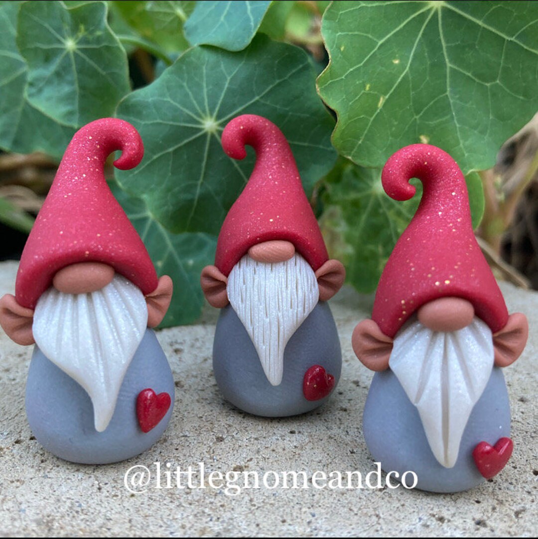 Mini Nordic Gnomes , Teeny Tiny Gnomes, Mini Gnomes With Hearts Etsy