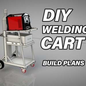 DIY 溶接カート プラン [標準およびメートル法] | 多目的カート | 構築プラン | 製作