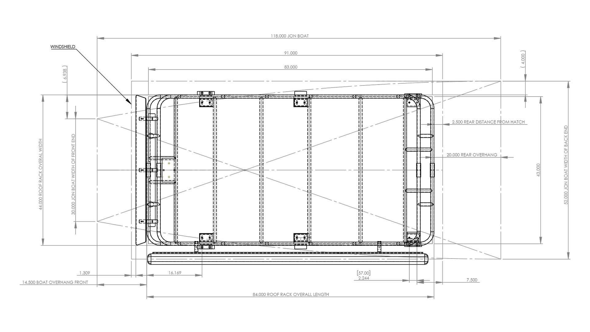 Toyota 4runner 0309 DIY Roof Rack Plans and Blueprints Etsy