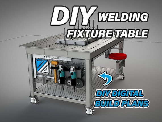Garage Shop Welding Fixture Table standard Metric Digital Build