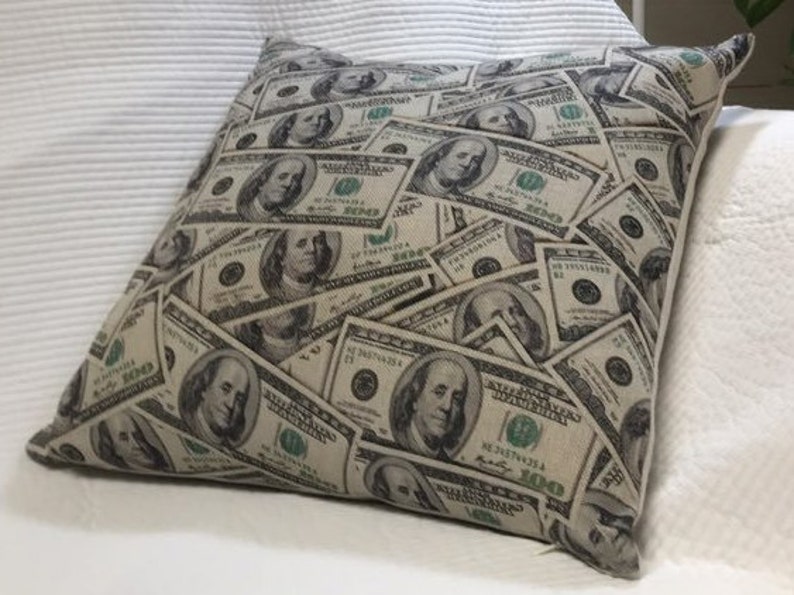 Hundred Dollar Bill Couch Cushion Pillow Etsy