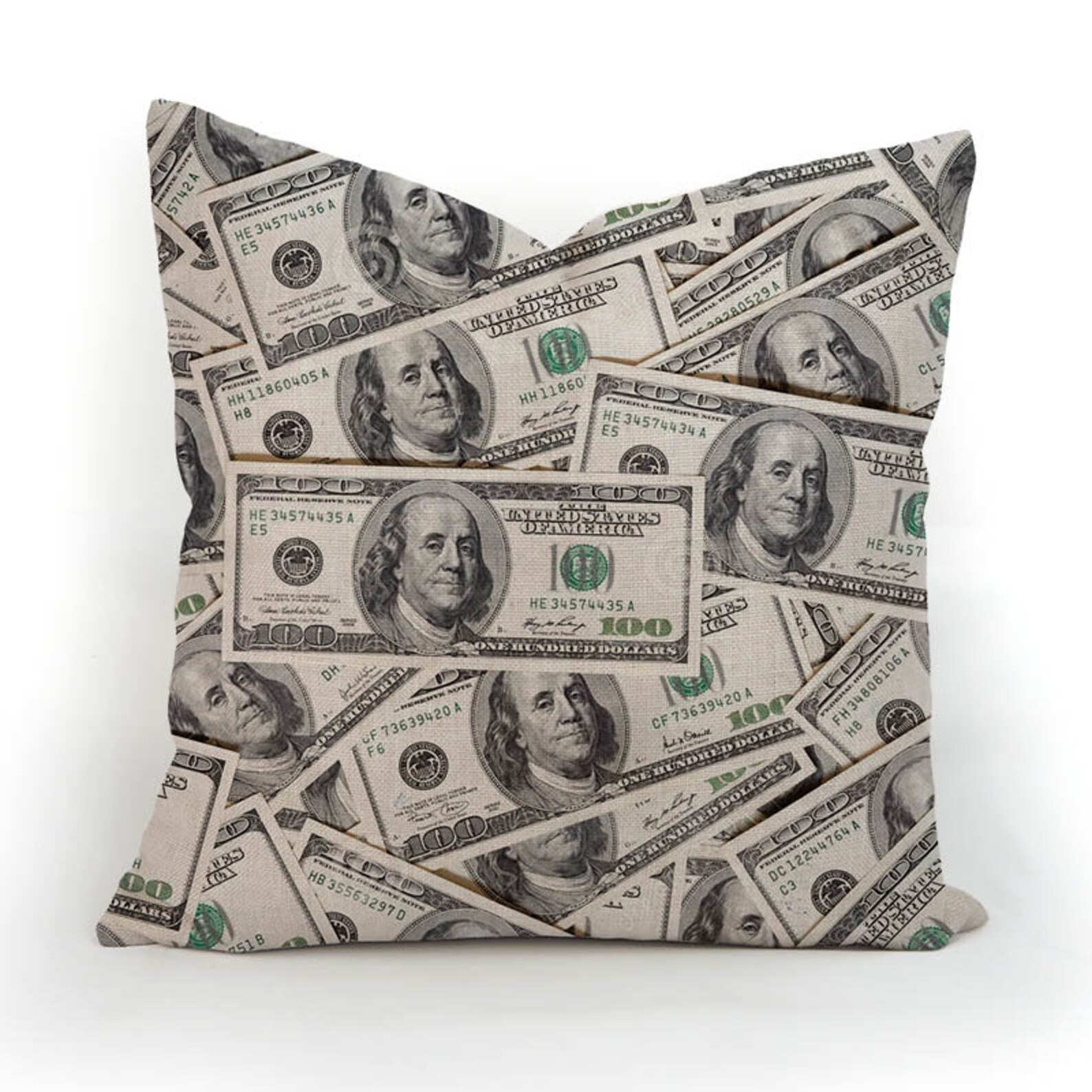 Hundred Dollar Bill Couch Cushion Pillow Etsy