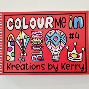 Colour Me in #4 Colouring Book - Etsy Australia