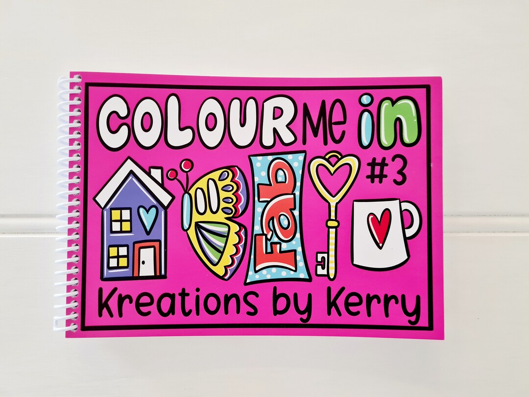 Colour Me in #3 Colouring Book - Etsy