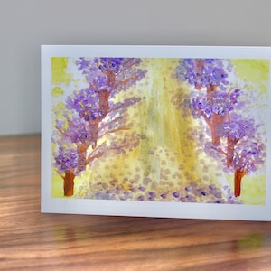 Jacaranda Tree Postcard