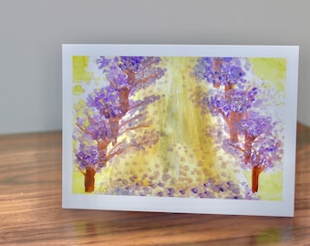 Jacaranda Tree Postcard