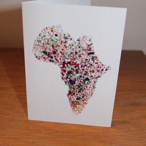 Carta splattered africana