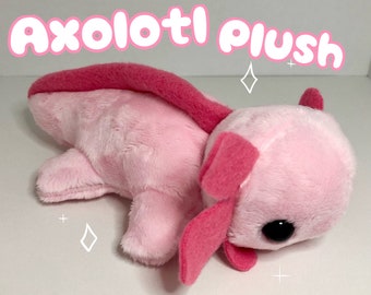 Handmade Axolotl plushie