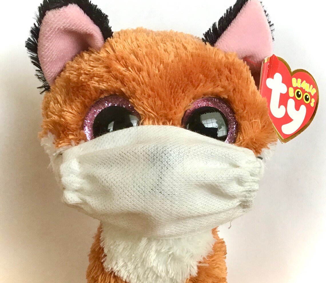 Beanie Boo Mask or for Other Stuffed Animals Silver Colored Etsy