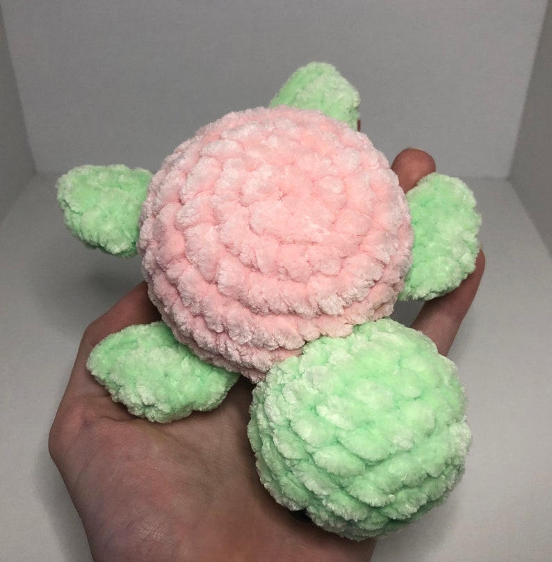 Crochet sea turtle PDF pattern image 7