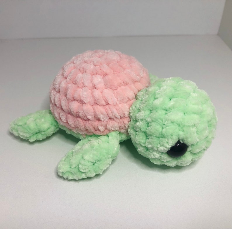 Crochet sea turtle PDF pattern image 4