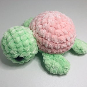 Crochet sea turtle PDF pattern image 3