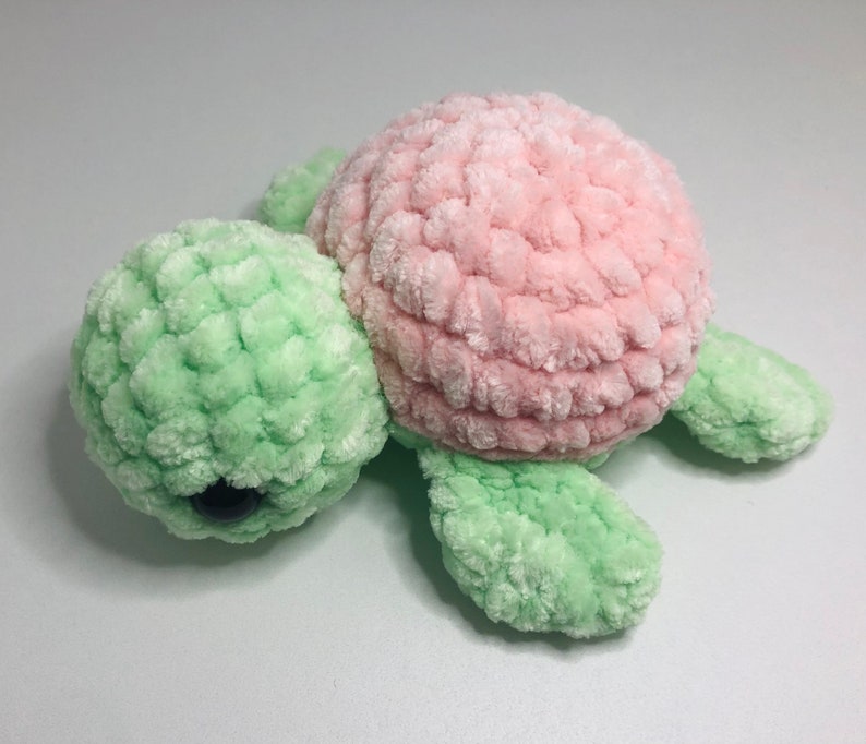 Crochet sea turtle PDF pattern image 3