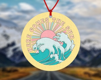 Summer Time Car Air freshener - Car Accessory - Car Air Freshener -Gift for Beach Lover - Beach Bum - Surfing Gift - Surf's Up
