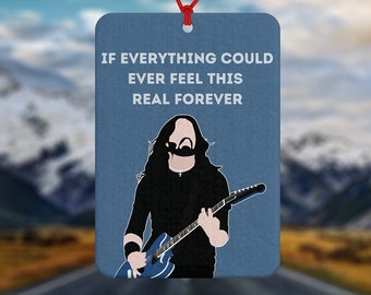 Ambientador inspirado em David Grohl - Ambientador para carro - Acessórios para carro - Fã do Foo Fighters - Músico - Cantor