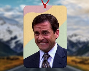 Michael Scott The Office Inspired  Air Freshener - Car Air Freshener - Car Accessories