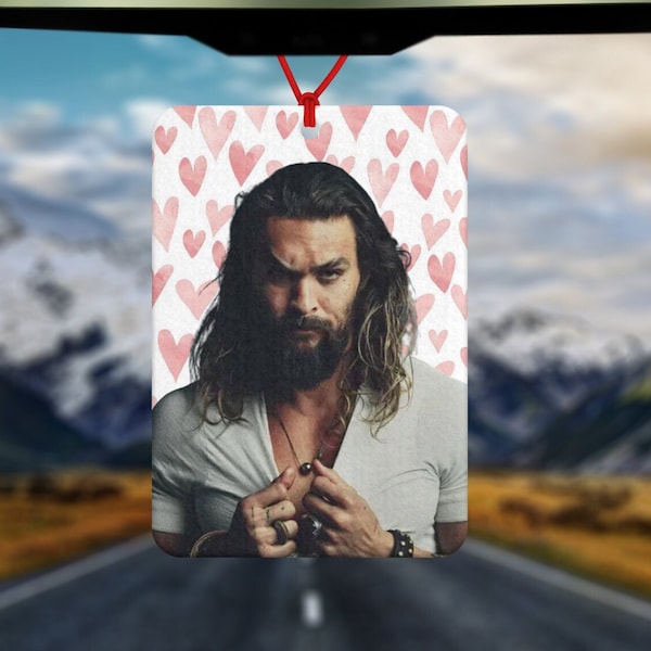 Jason Momoa Inspired Air Freshener - Car Air Freshener - Car Accessories - Jason Momoa