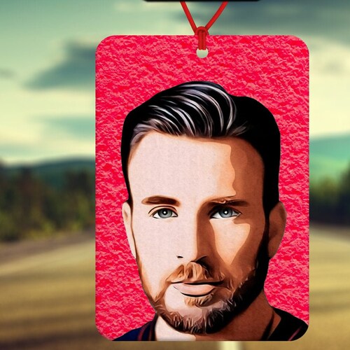 Chris Evans Inspired Air Freshener Car Air Freshener Car Etsy