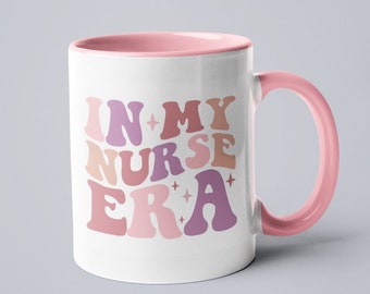 Tazza "In My Nurse Era" - Regalo per infermiera - Regalo per lei - Tazza divertente - La migliore infermiera di sempre - Tazza di compleanno - Infermiera neolaureata - Regalo medico