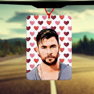 Ambientador Chris Hemsworth - Ambientador para coche - Accesorios para coche - Fan de Chris Hemsworth - Película