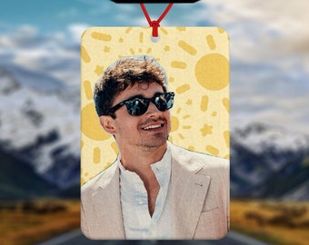 Charles Leclerc Auto Lufterfrischer - Auto Accessoire - Autozubehör - Auto Dekor - F1 Fan - Formel 1 - Geschenk für Sie - Geschenk für Ihn