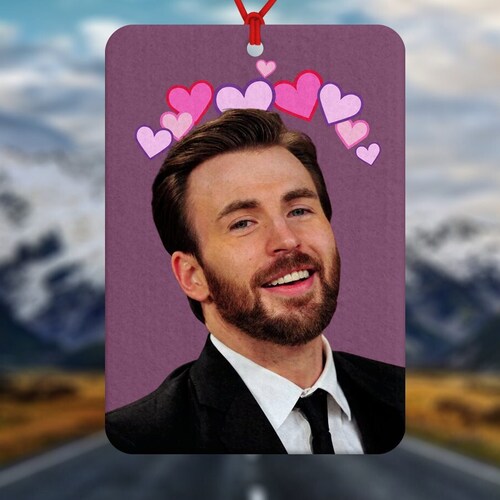 Chris Evans Air Freshener Car Air Freshener Car Etsy