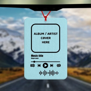 GEPERSONALISEERDE muziekspeler luchtverfrisser - aangepaste luchtverfrisser - muziekliefhebber - cadeau voor hem - cadeau voor haar - cadeau voor beste vriend - aangepast