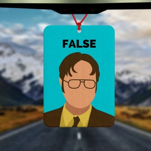 Dwight Schrute Inspired  Air Freshener - Car Air Freshener - Car Accessories - The Office USA