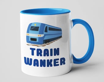 Funny Train Mug - Funny Joke Mug Gift For Train Spotters - Train Spotting Gift Idea - Train Mug Gift - Gift For Him - Gift for Her