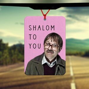 Désodorisant pour voiture Jim Friday Night Dinner - Désodorisant pour voiture Shalom - accessoires de voiture - Jim Bell FND - cadeau pour elle - vous sentez bon
