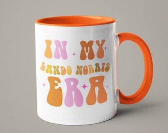 In my Lando Norris era mug - Formula 1 Inspired Mug - in my F1 era - Formula 1 Fan - Gift for Him - Gift for Her - Lando Mug - F1 Lando fan