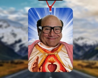 Ambientador inspirado en Danny DeVito - Ambientador de coche - Accesorios para automóviles - Fan de Danny DeVito - Siempre soleado en Filadelfia