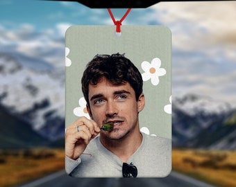 Charles Leclerc Auto Lufterfrischer - Auto Accessoire - Autozubehör - Auto Dekor - F1 Fan - Formel 1 - Geschenk für Sie - Geschenk für Ihn