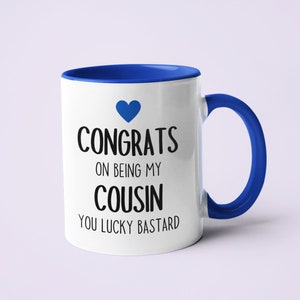 Caneca Parabéns por ser meu primo - Parabéns - Presente de aniversário - Presente de família - Presente para primo - Presente engraçado - Melhor primo de todos os tempos - Copa
