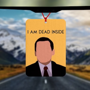 Michael Scott Inspired  Air Freshener - Car Air Freshener - Car Accessories - The Office USA